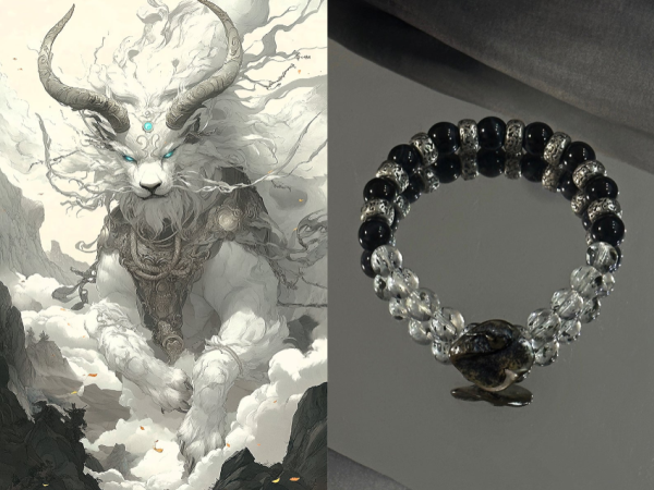 Baize bracelet-Cosmic fields in stone veins, omens whisper through specks.